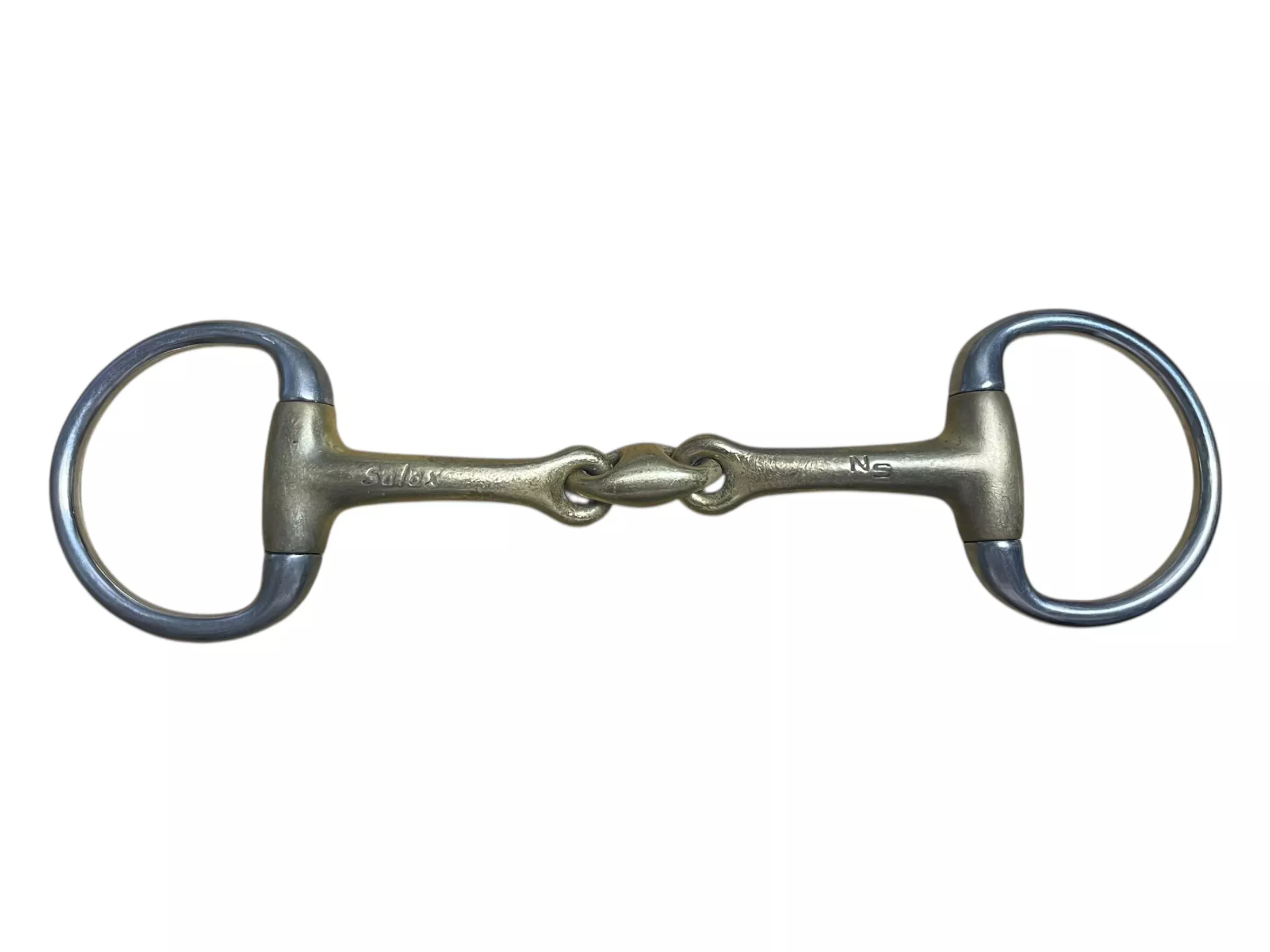 Neue Schule Trans Angled Lozenge Eggbutt Bradoon - Salox - 5"/14mm - USED