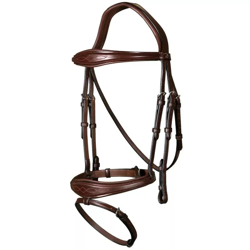 New English Anatomic Flash Noseband Bridle