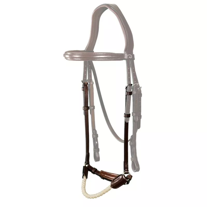 New English Collection Drop Rope Crank Noseband