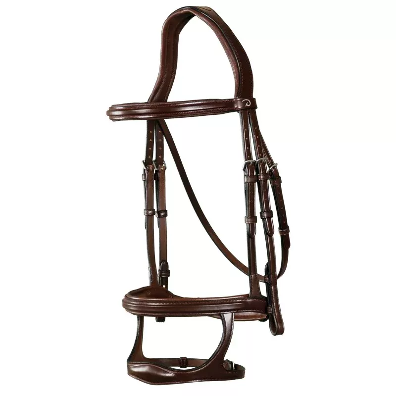 New English Double Noseband Bridle