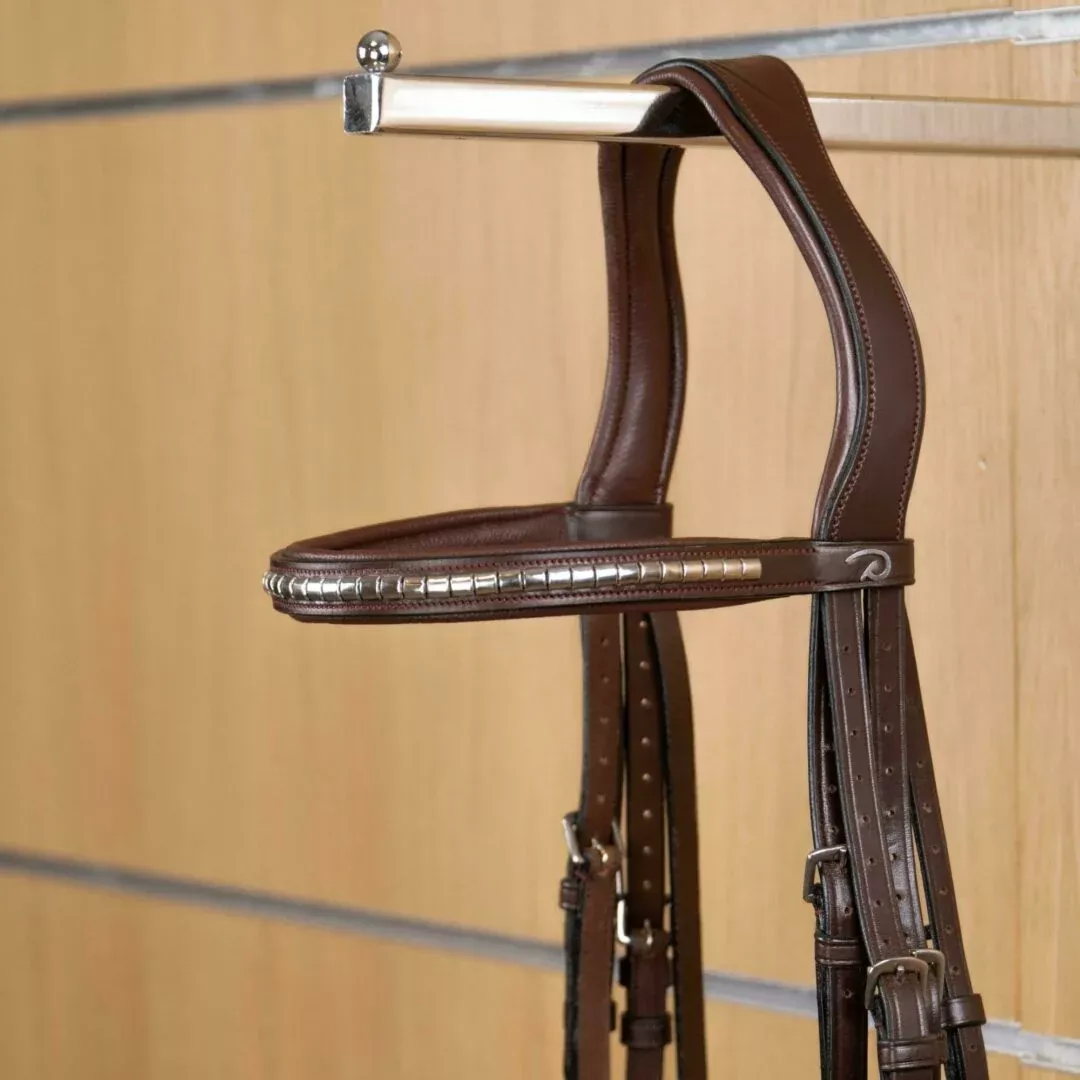 New English Silver Clincher Straight Browband