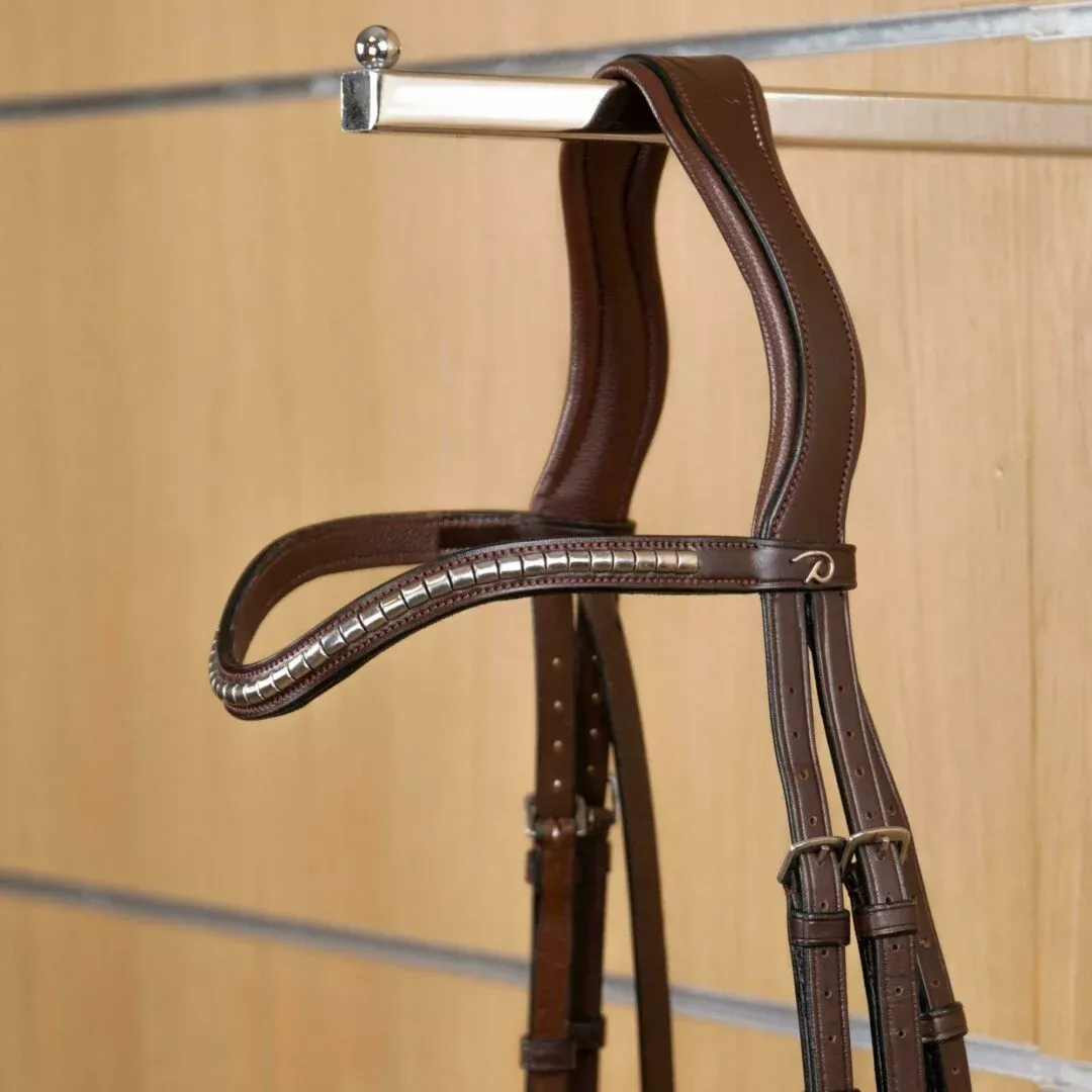New English Silver Clincher V-Shaped Browband