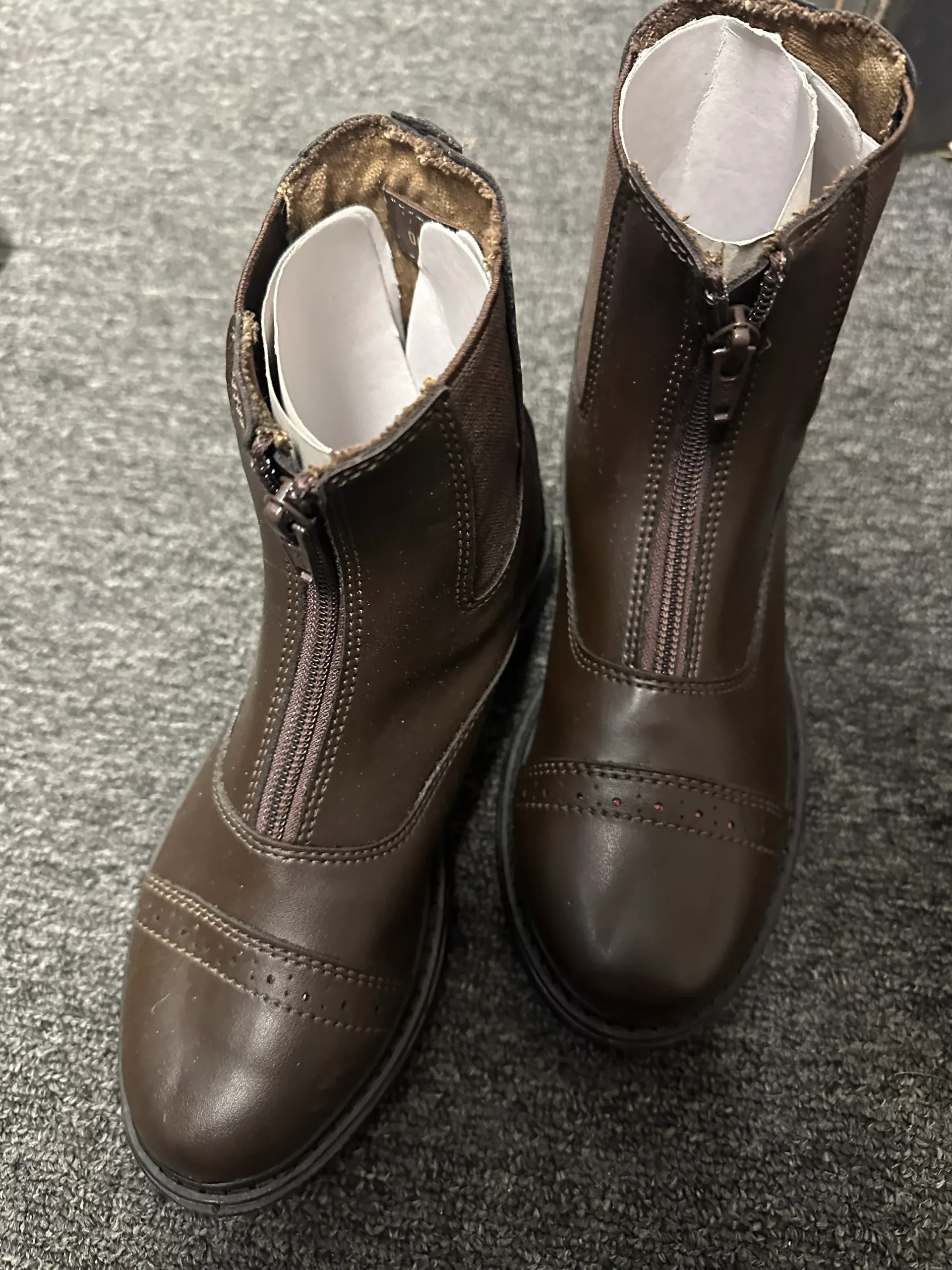 New Saxon Brown Paddock Boots