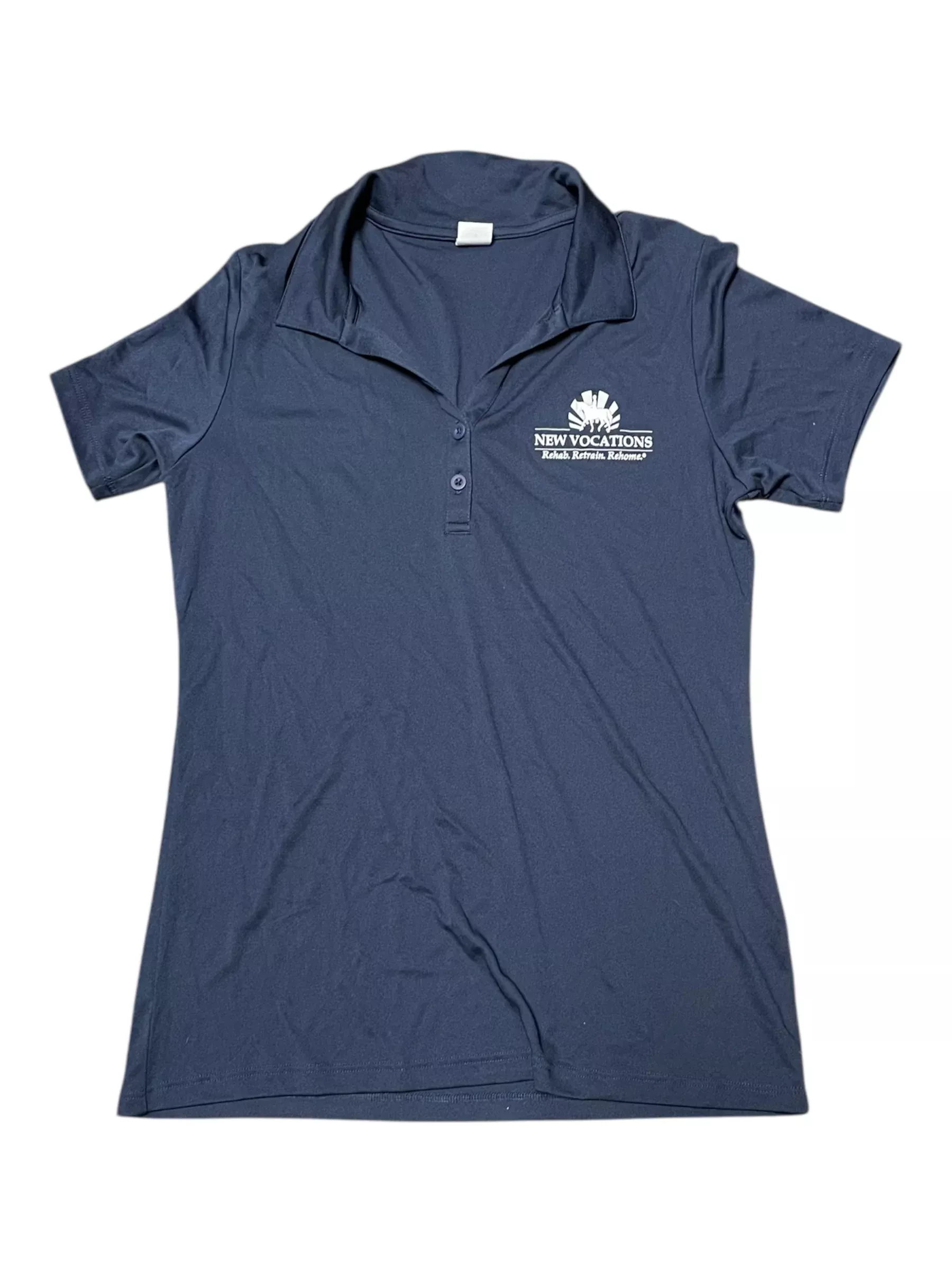 New Vocations Polo - Navy - S - USED