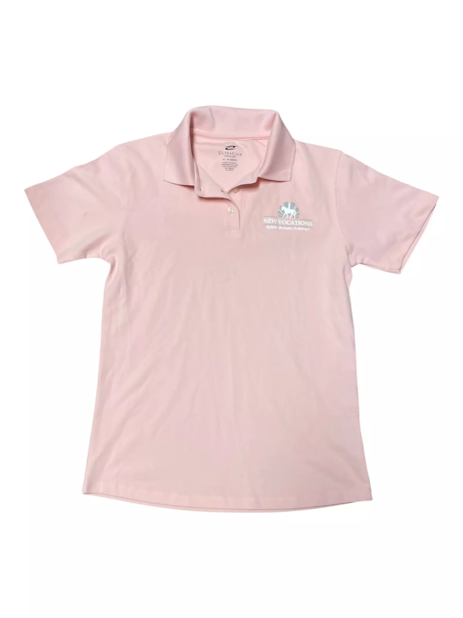 New Vocations Polo - Pink - M - USED