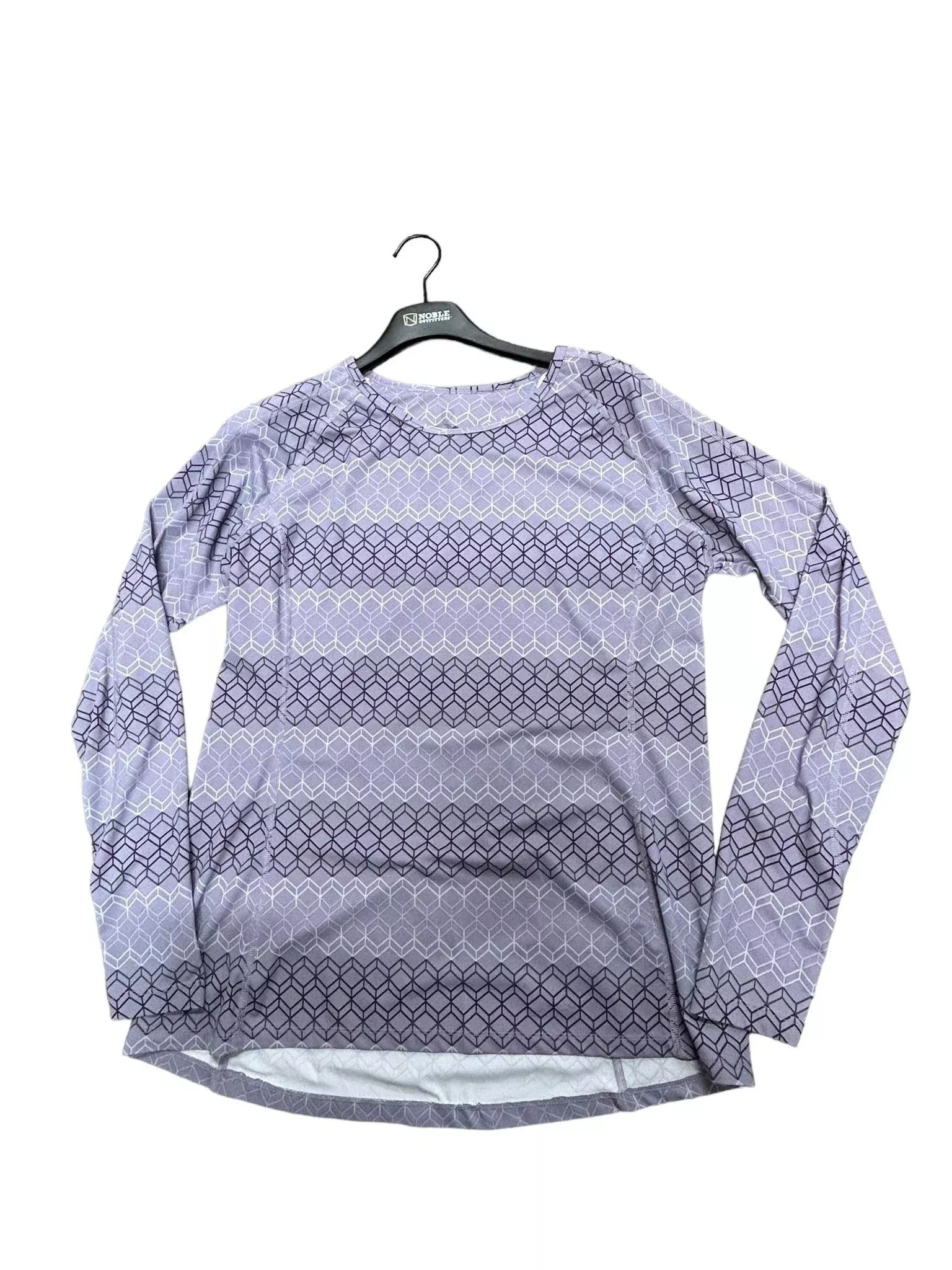 Noble Shirt - Purple Print - L - USED