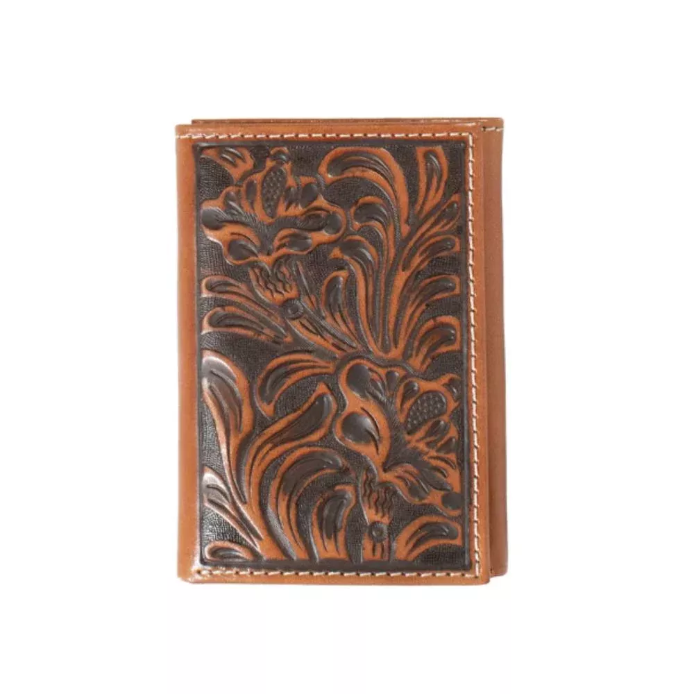 Nocona Floral Western Tri-Fold Wallet