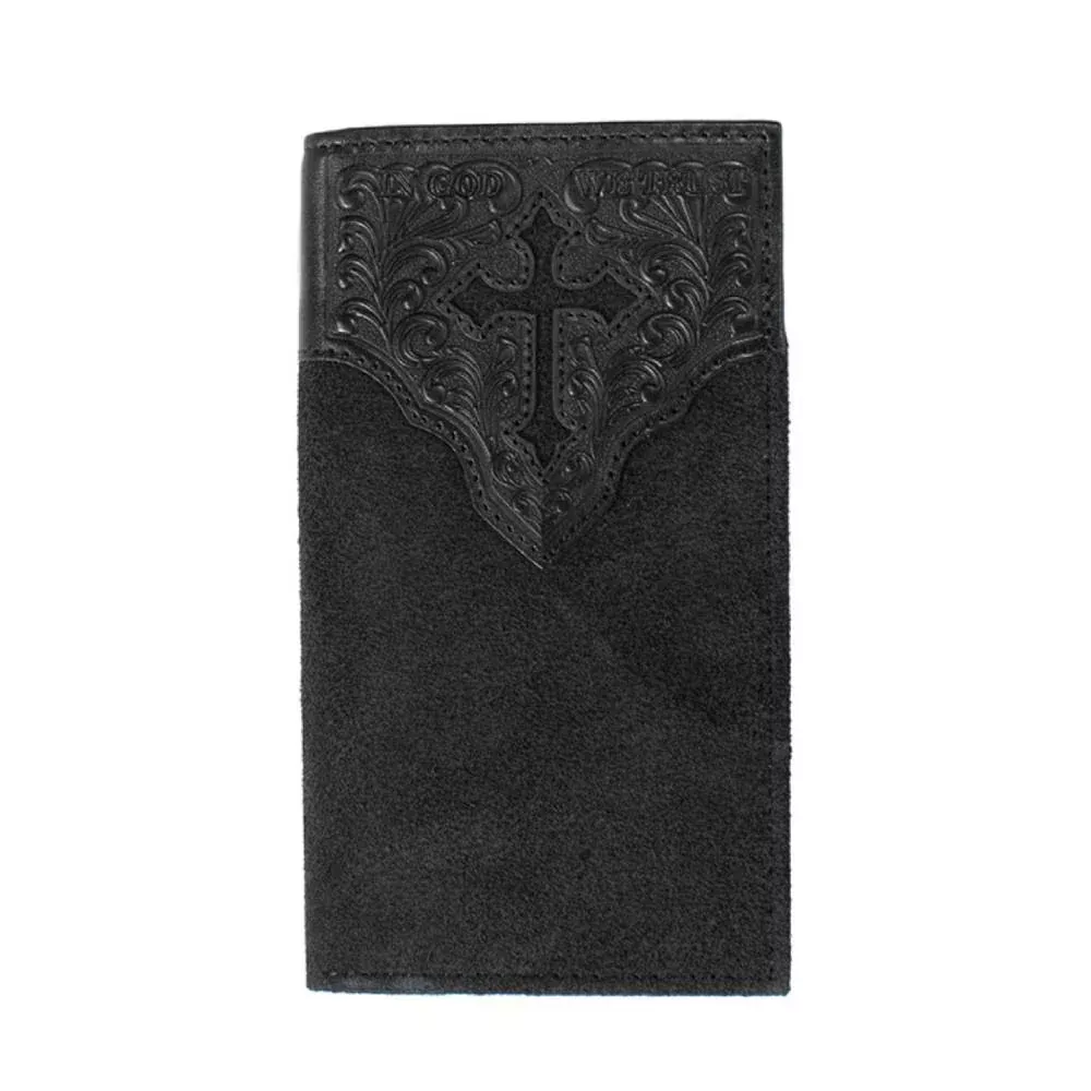 Nocona Roughout Cross Rodeo Wallet