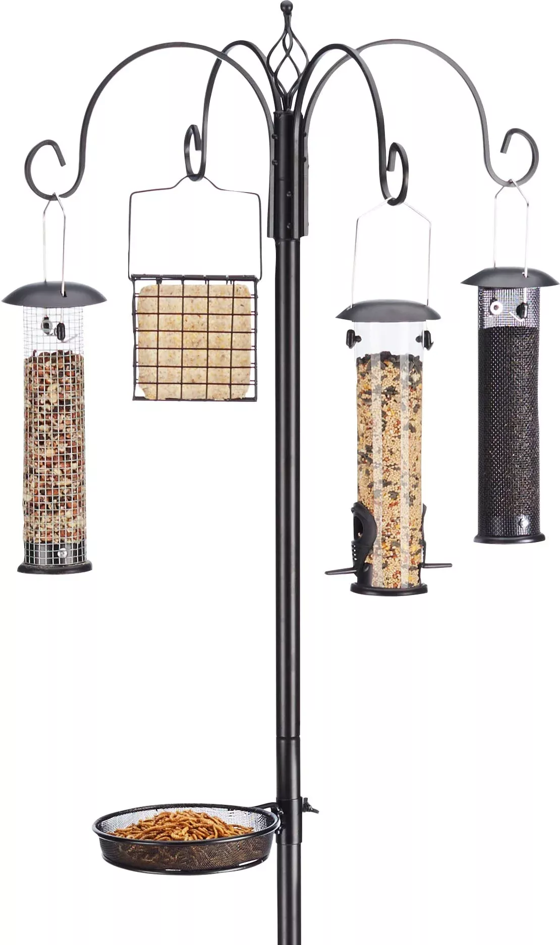 North States Ultimate Bird Feeding Station 7 FT Black