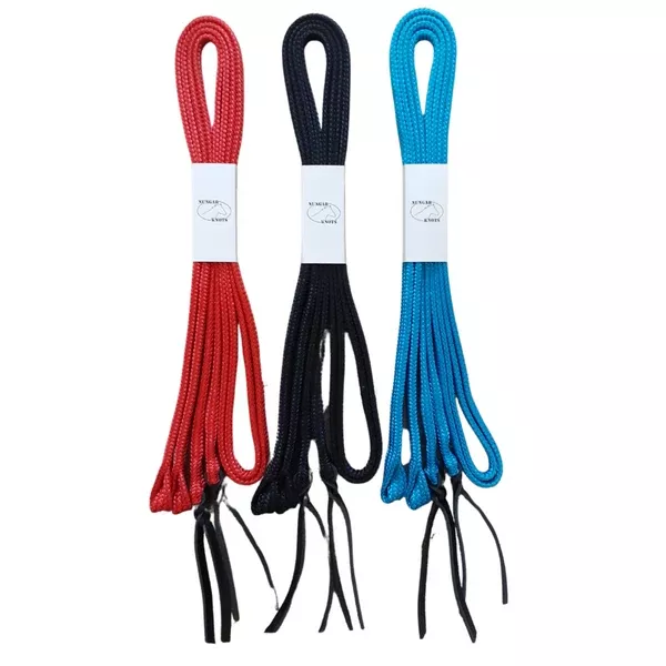 Nungar Knots Flat Split 2m Reins | Stainless Steel Clips | Assorted Colours