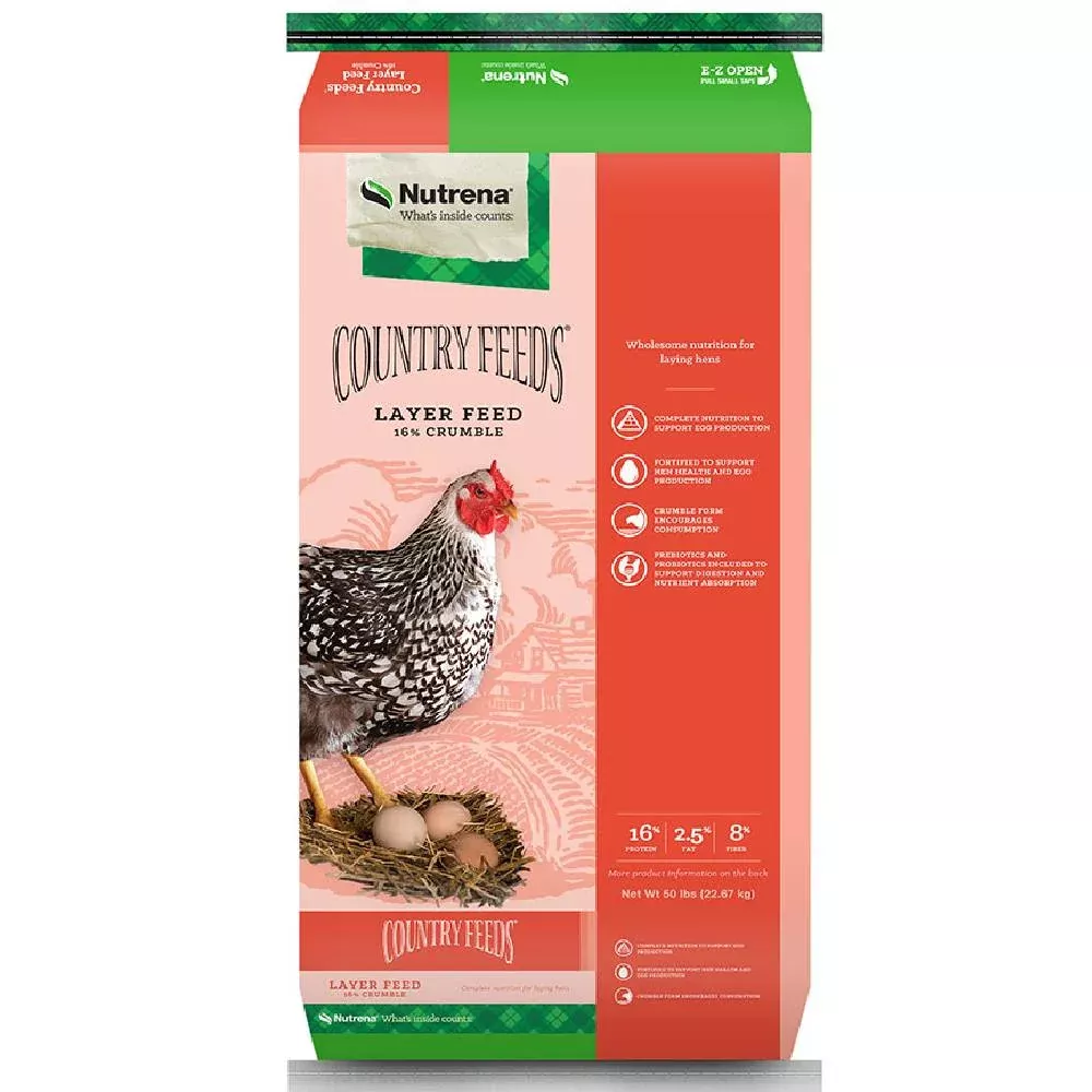 Nutrena Country Feeds Layer 16% Crumble