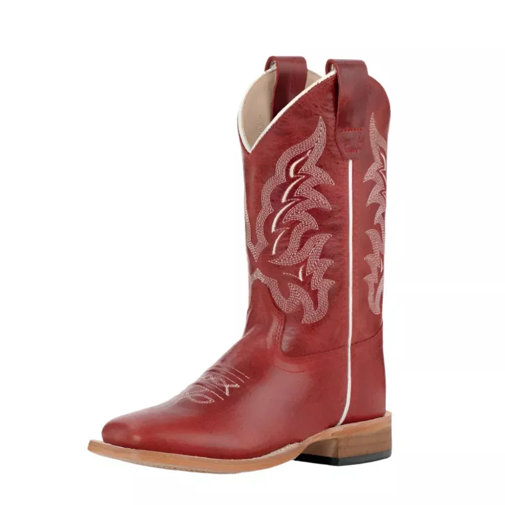 Old West Kid's Red Boot