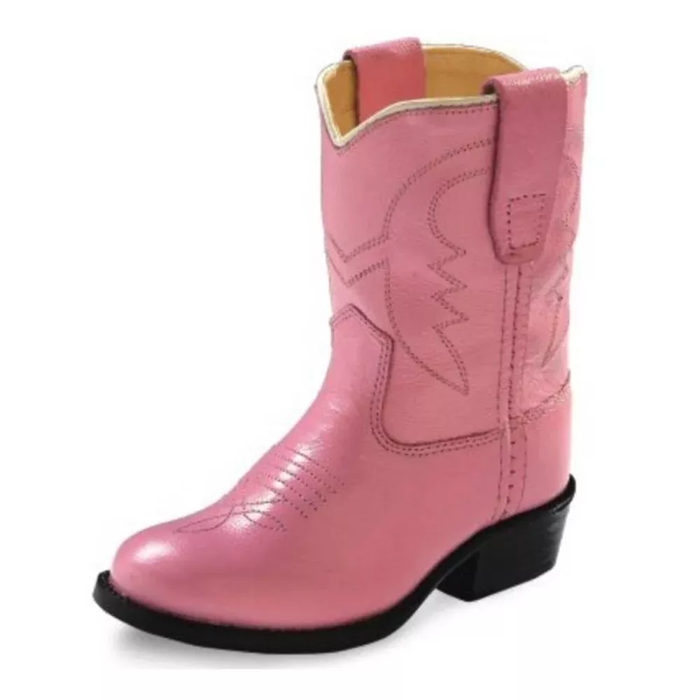 Old West Toddler Pink Boot