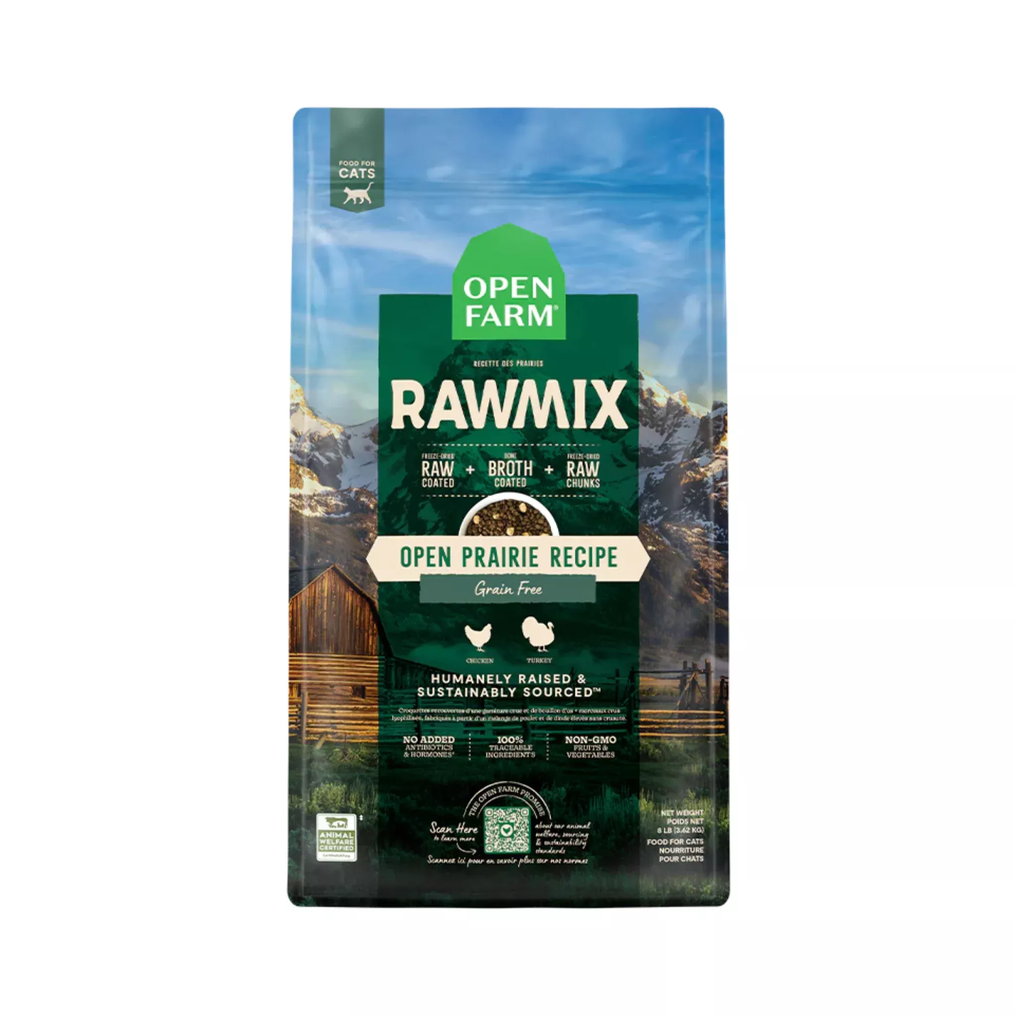 Open Farm RawMix Prairie Dry Cat Food
