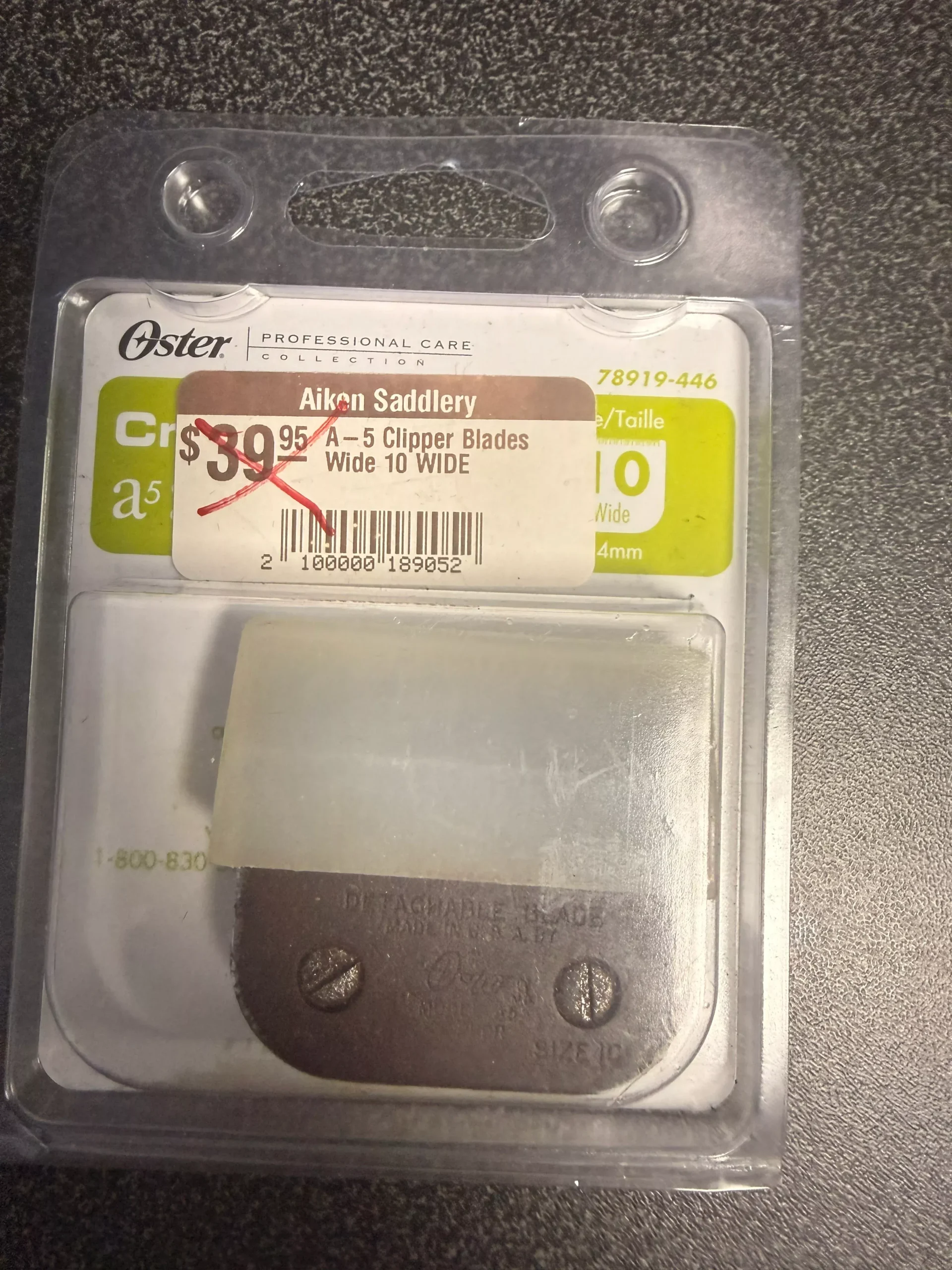 Oster Clipper blade wide 10 wide
