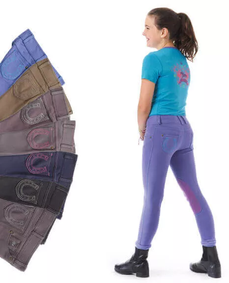 Ovation Horseshoe Jean Breeches Knee Patch