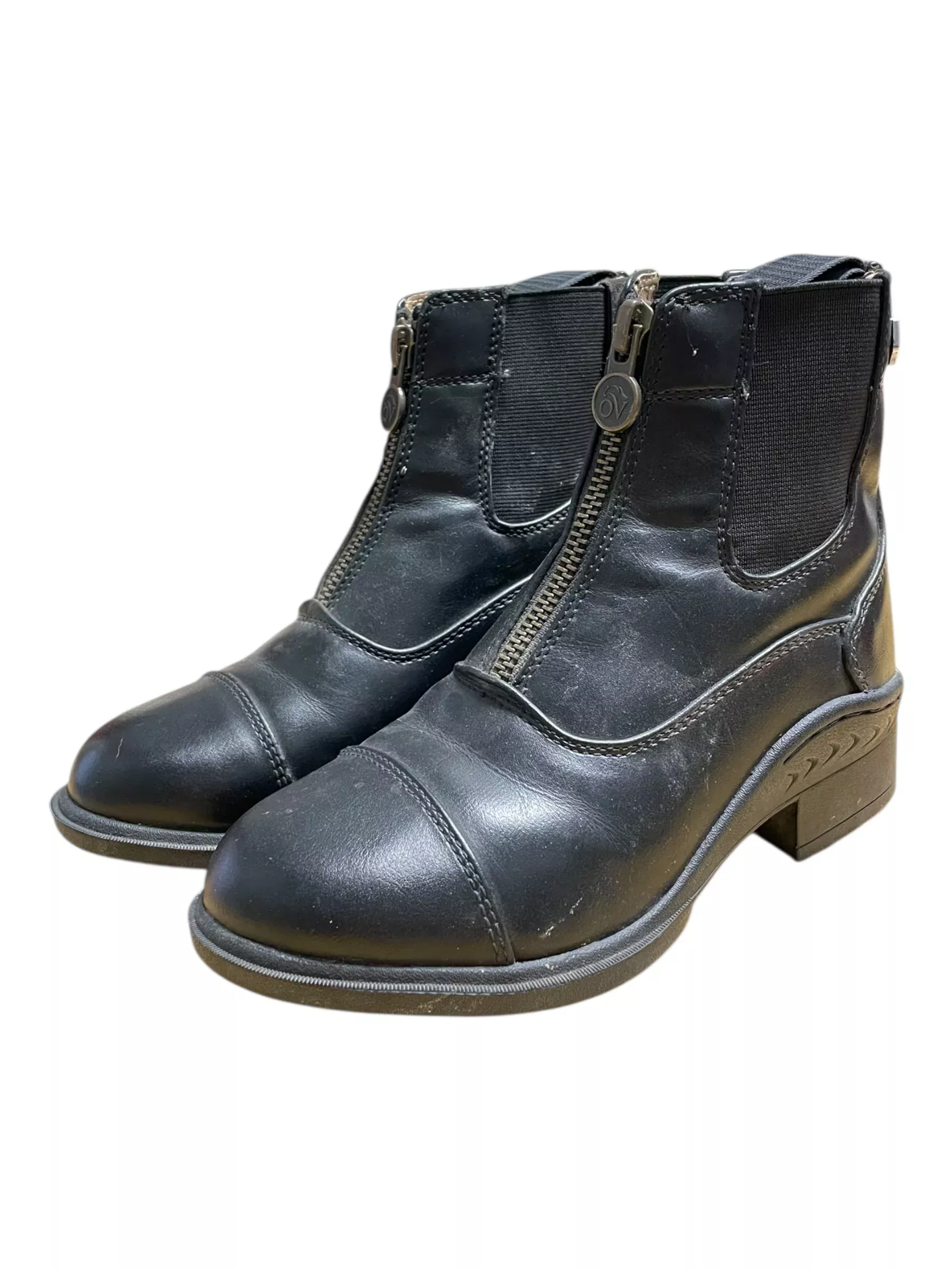 Ovation Quantum Paddock Boots - Black - Youth 12 - USED