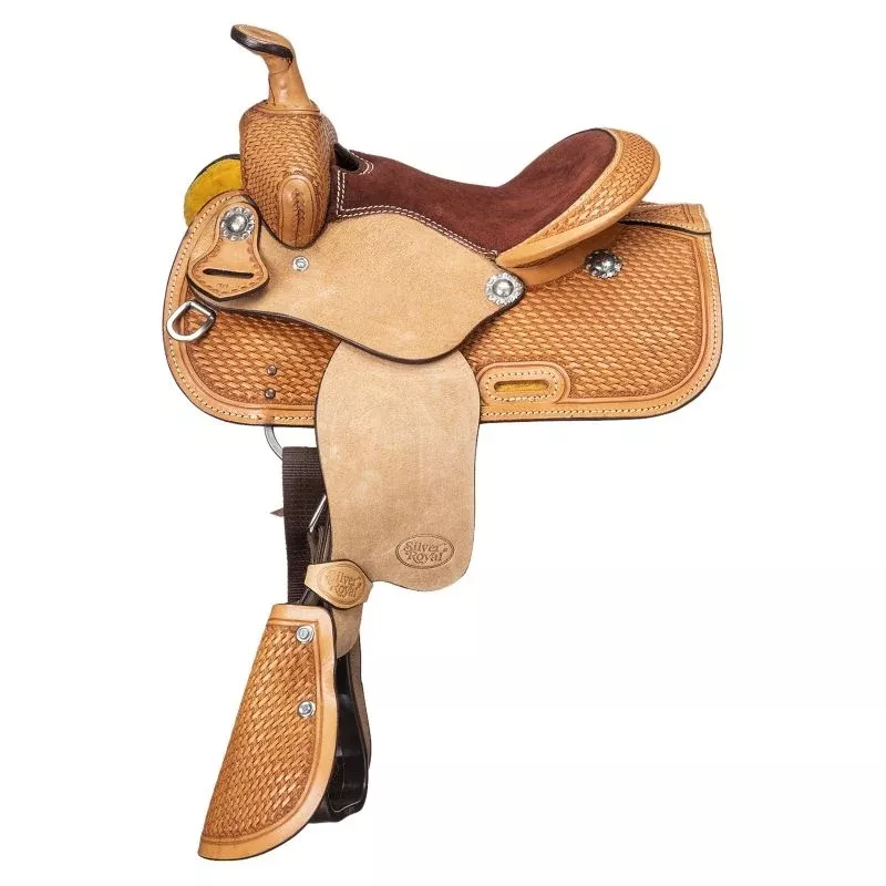 Ozark Mini Basket Tooled Saddle