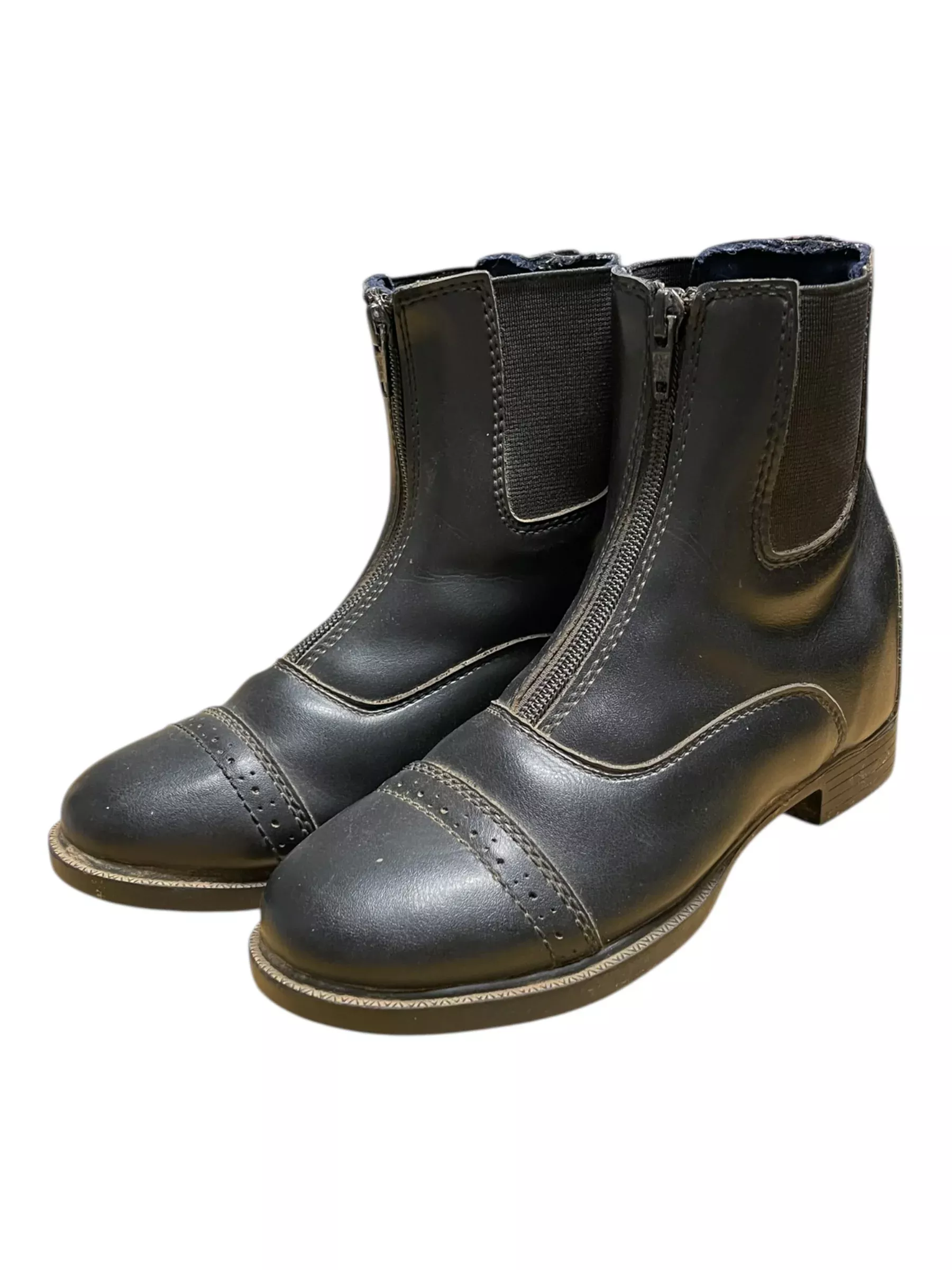 Paddock Boots - Black - Youth 3 - USED