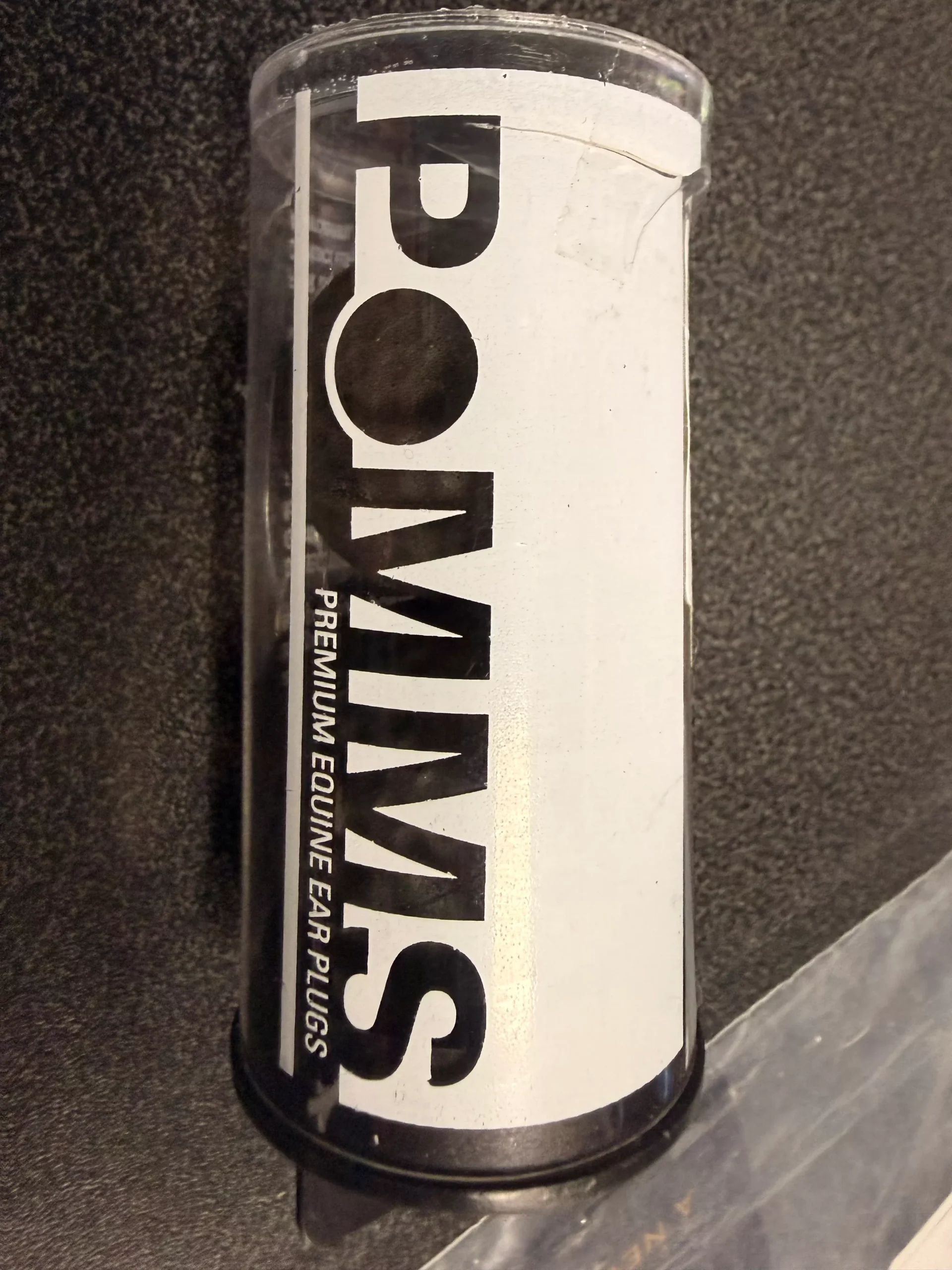 pair black poems premium equine ear plugs
