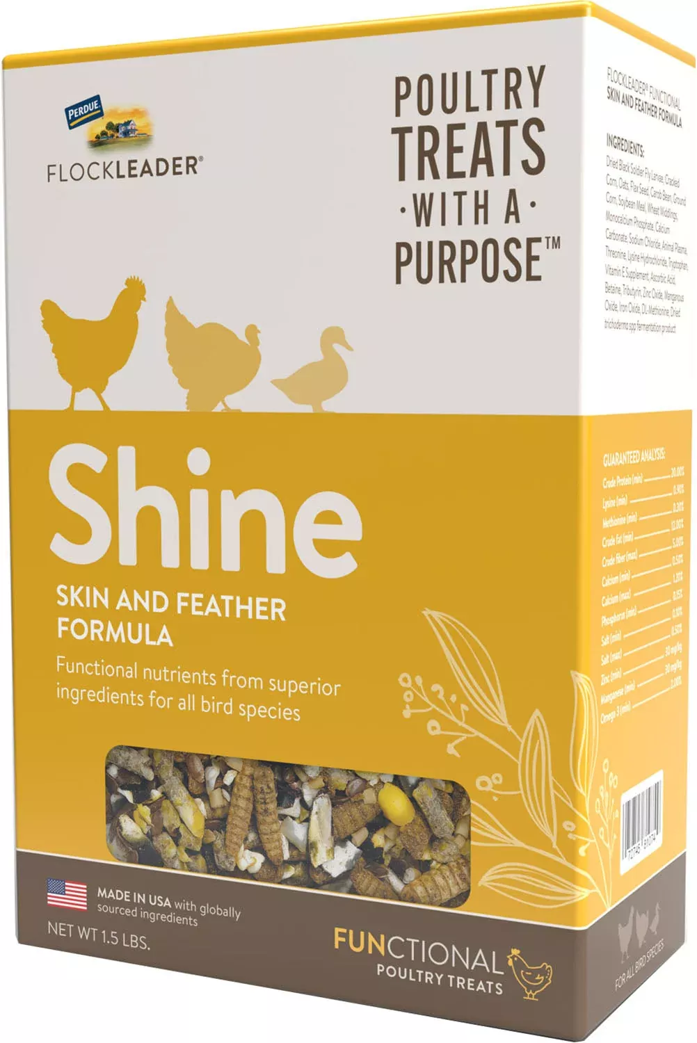 Perdue FlockLeader Shine Functional Poultry Treat 1.5 lb