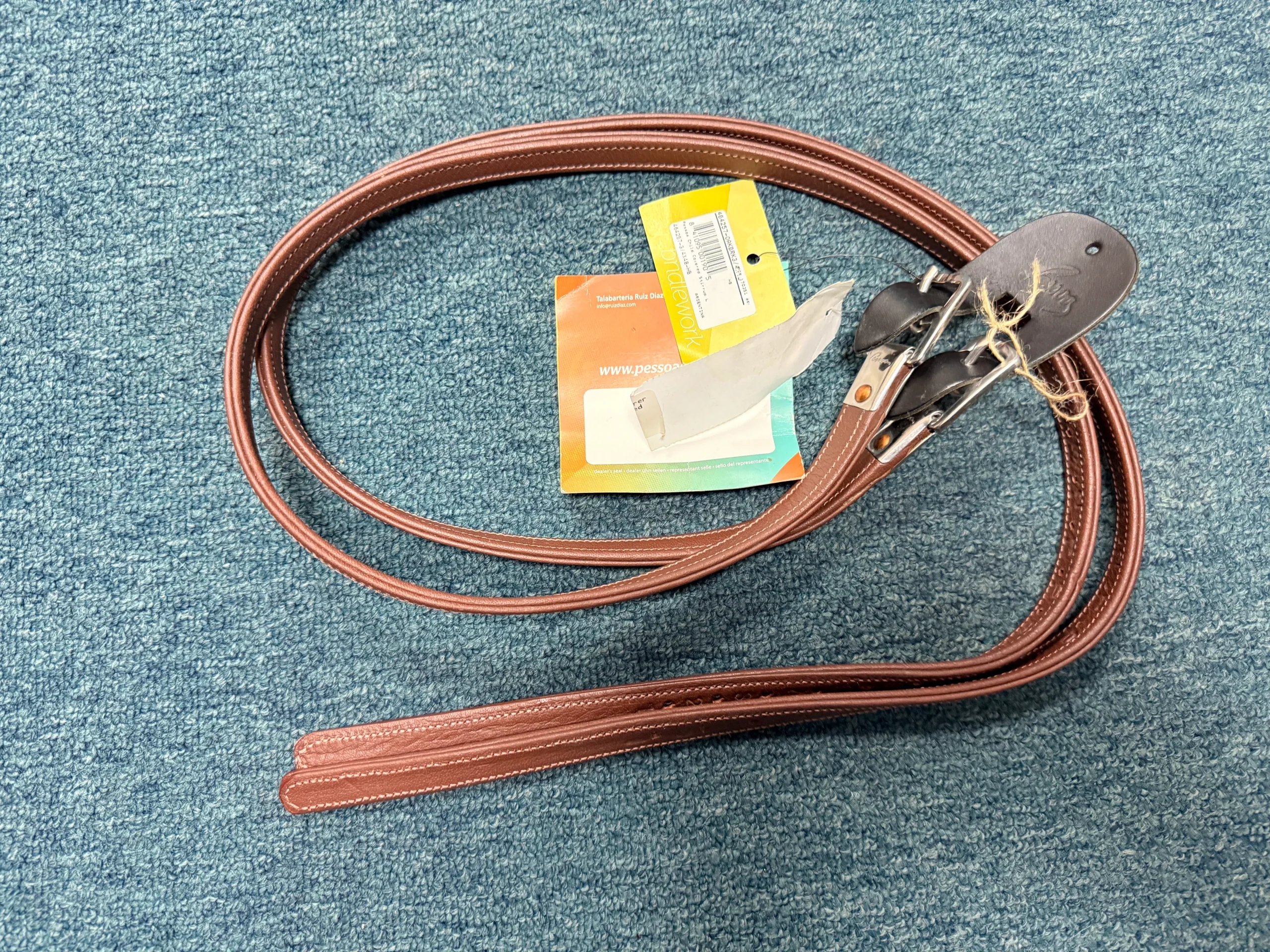 Pessoa Non Stretch stirrup Leathers 3/4 x 48