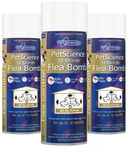 PetScience 12 Month Household Flea Bomb