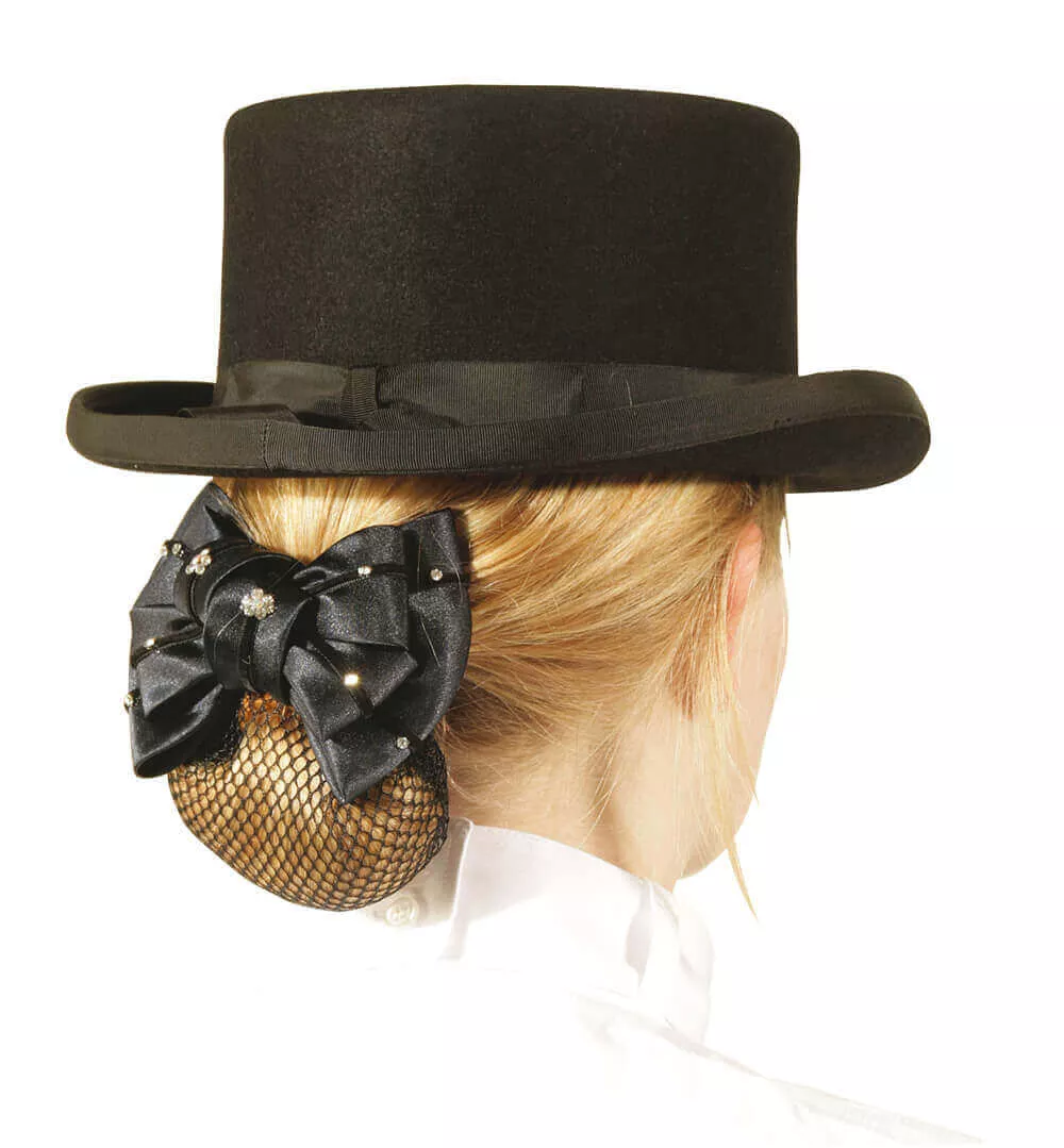 PFIFF Hair Bow Crystal Navy