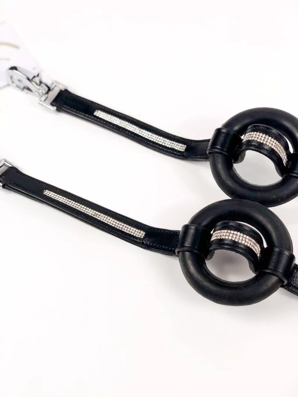 PFIFF Side Reins with Crystal Inserts