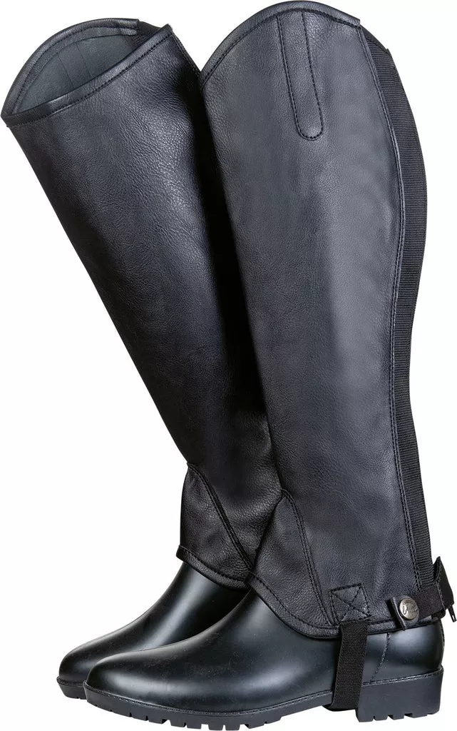 Plain Elastic Half Chaps - HKM