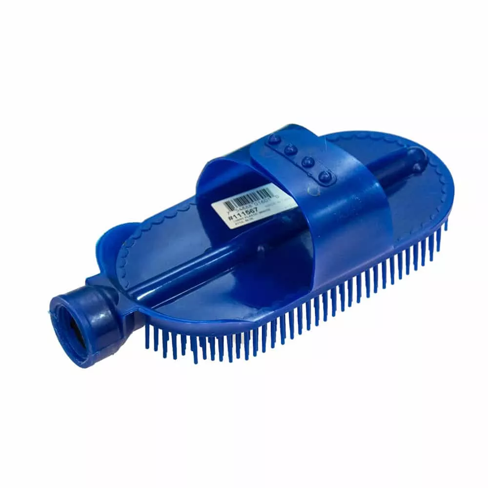 Plastic Curry w/Hose Attachment – Blue