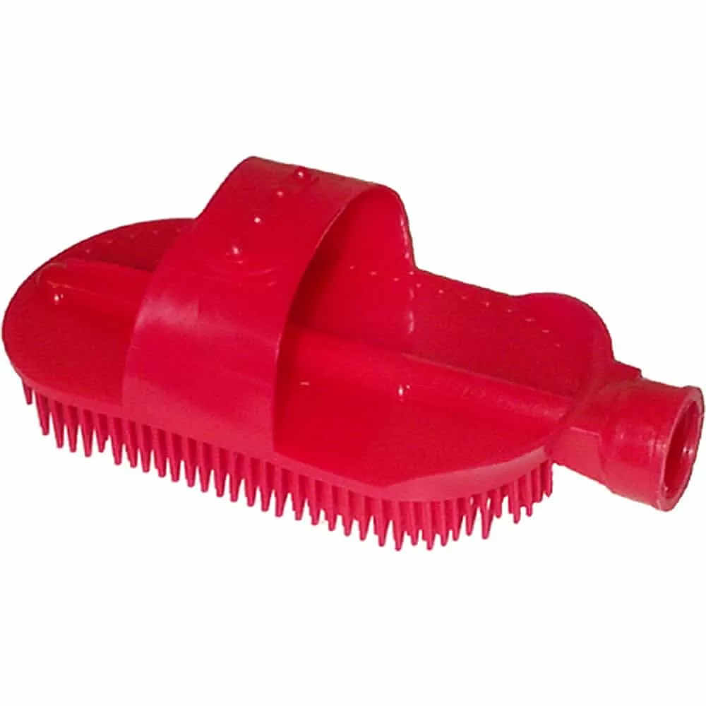 Plastic Curry w/Hose Attachment – Red