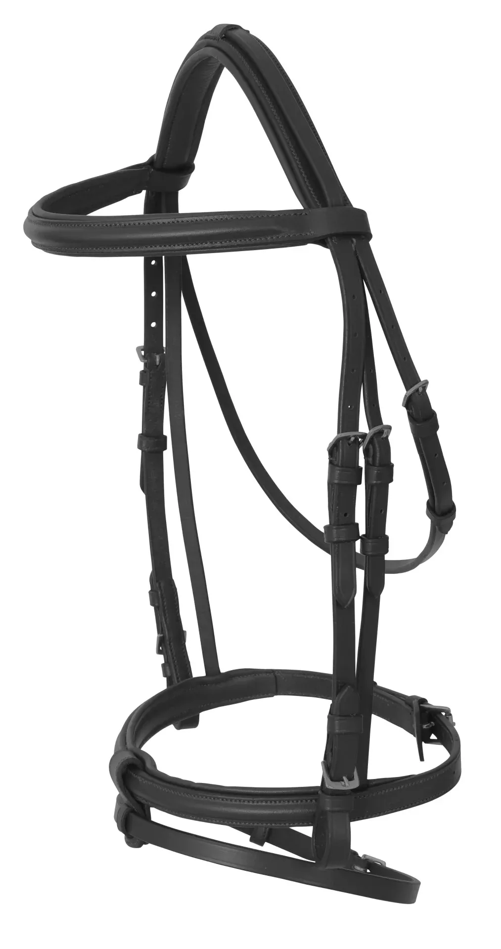 Platinum Raised Padded Bridle