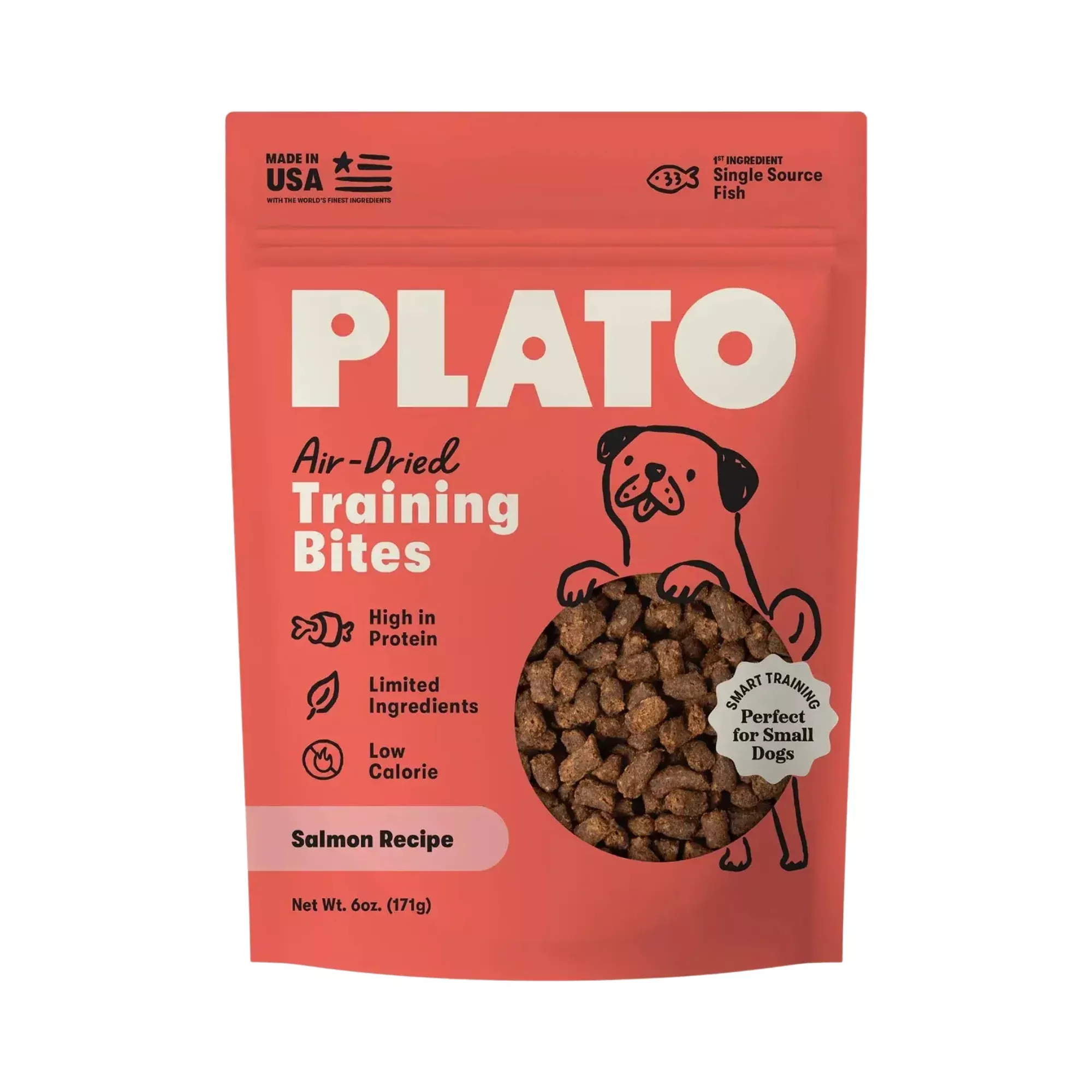 Plato Small Bites Salmon Dog Treats