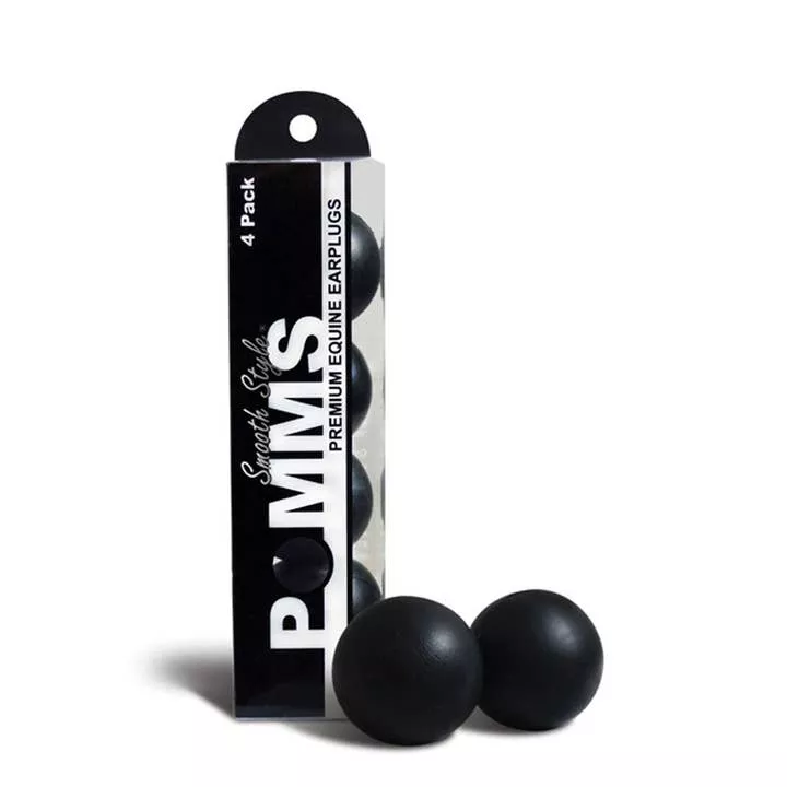Pomms Smooth Style Ear Plugs – Black