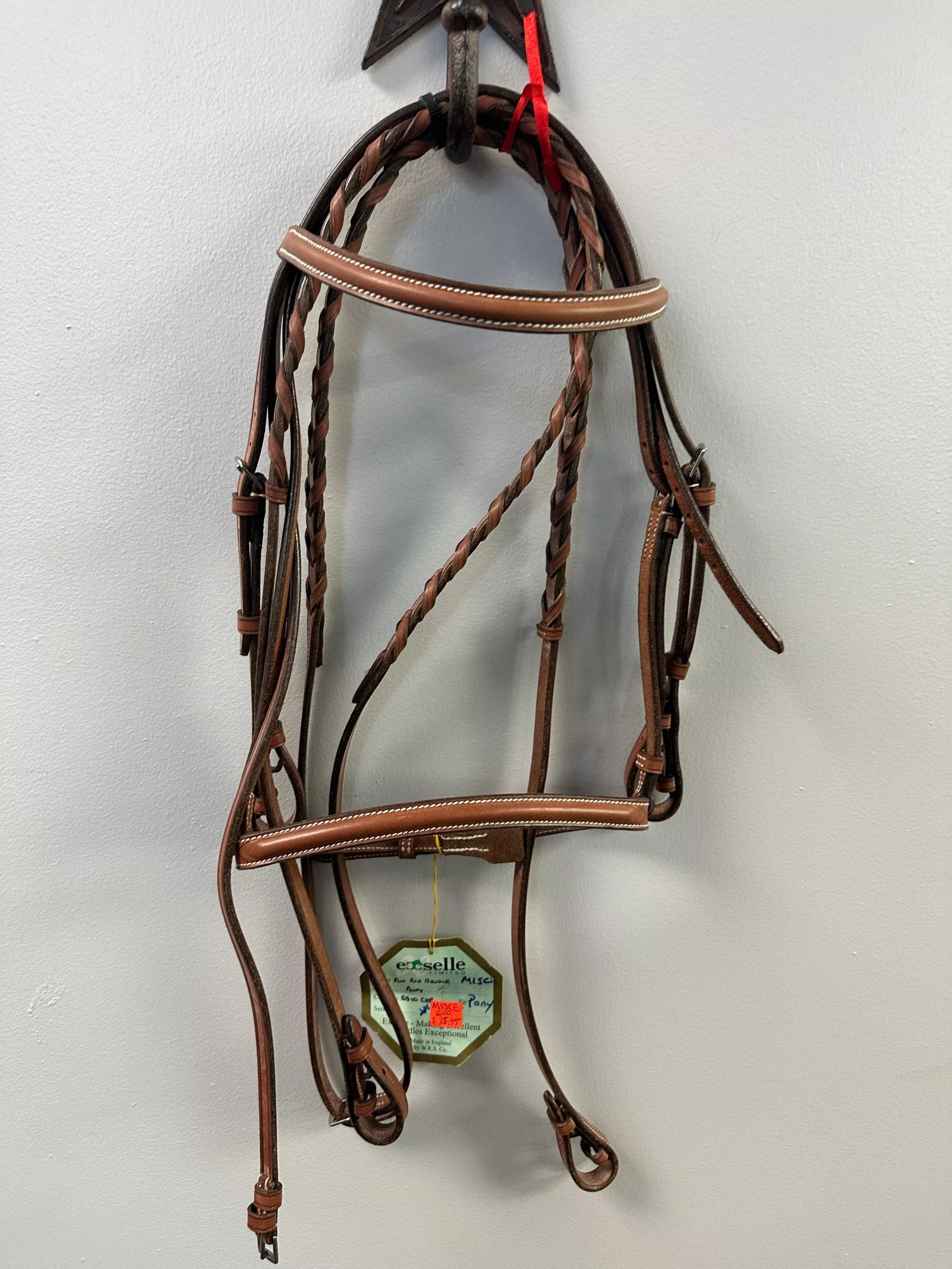 Pony Bridle with Reins Aust. Nut Color