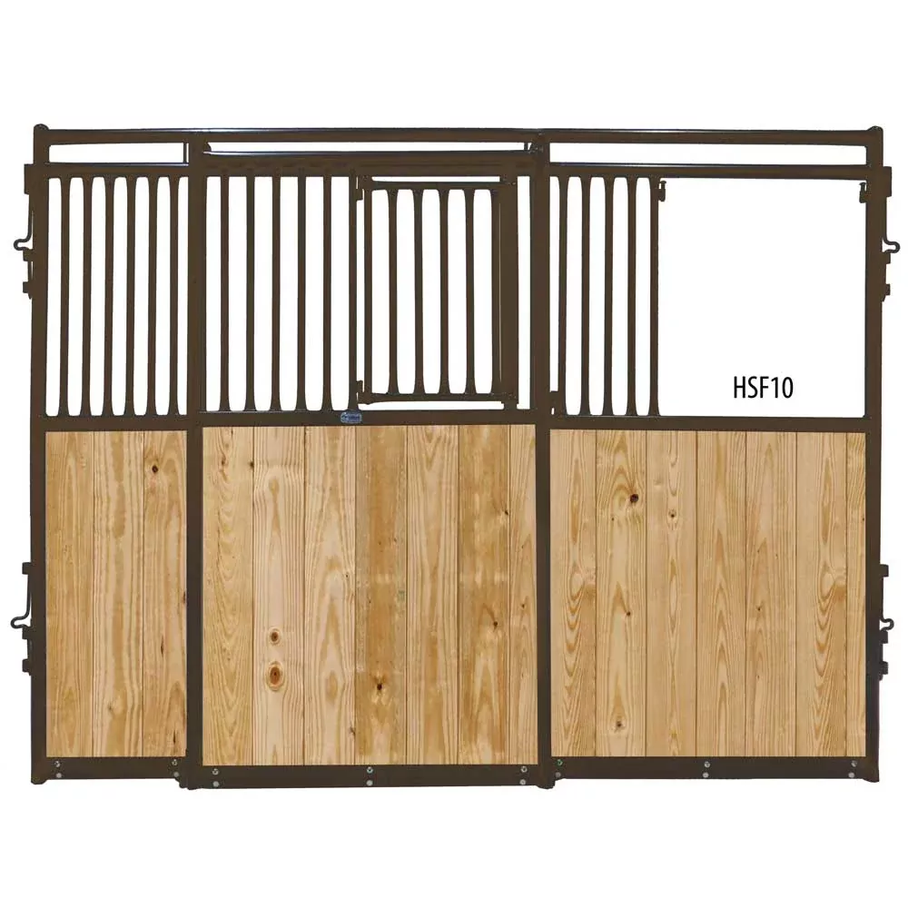 Priefert Premier Stall Fronts - Bar/Wood (In-Store Only)