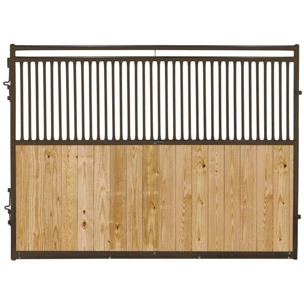 Priefert Premier Stall Panel - Bar/Wood (In-Store Only)