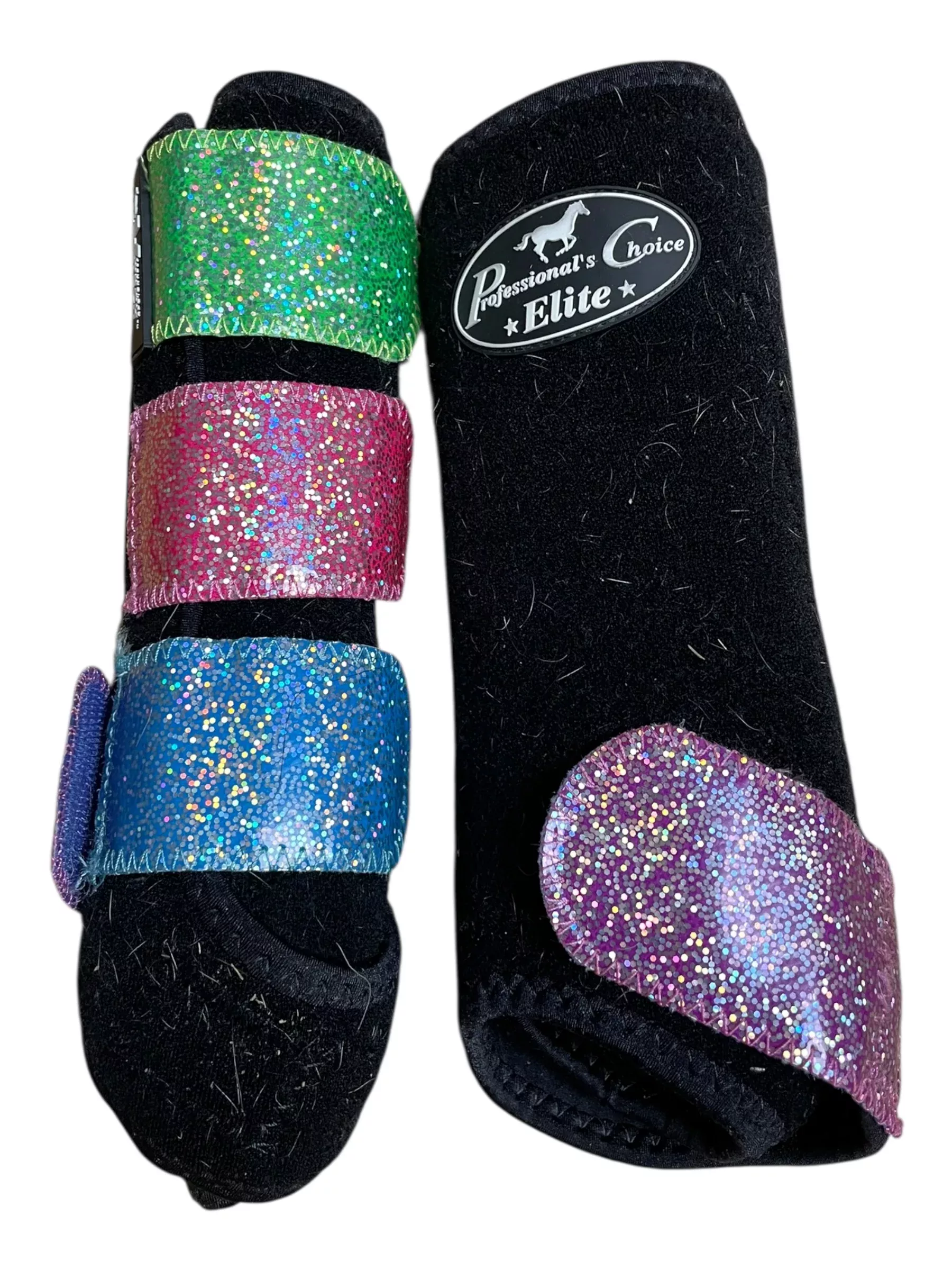 Pro Choice SMB Elite Boots *Pair* - Black/Multi Glitter - M Front - USED