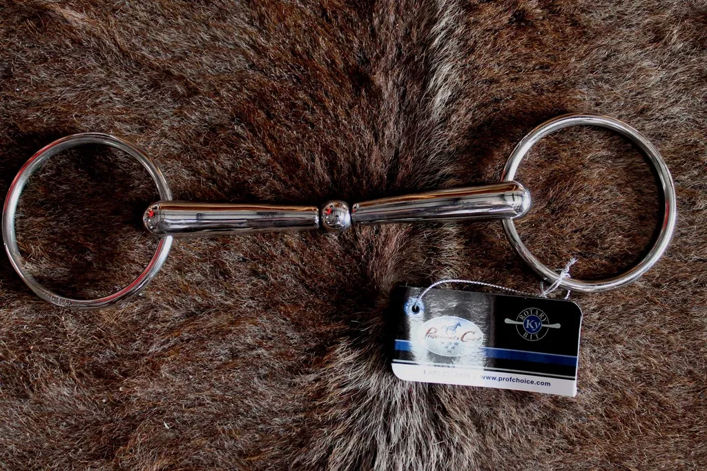 Professional Choice SS Loose Single Ring Joint Snaffle 3588