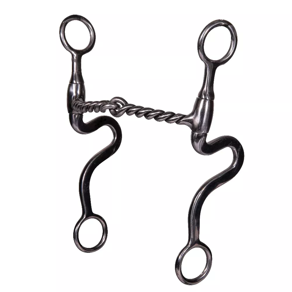 Professional's Choice Swept Back Seven Shank Twisted Wire Bit