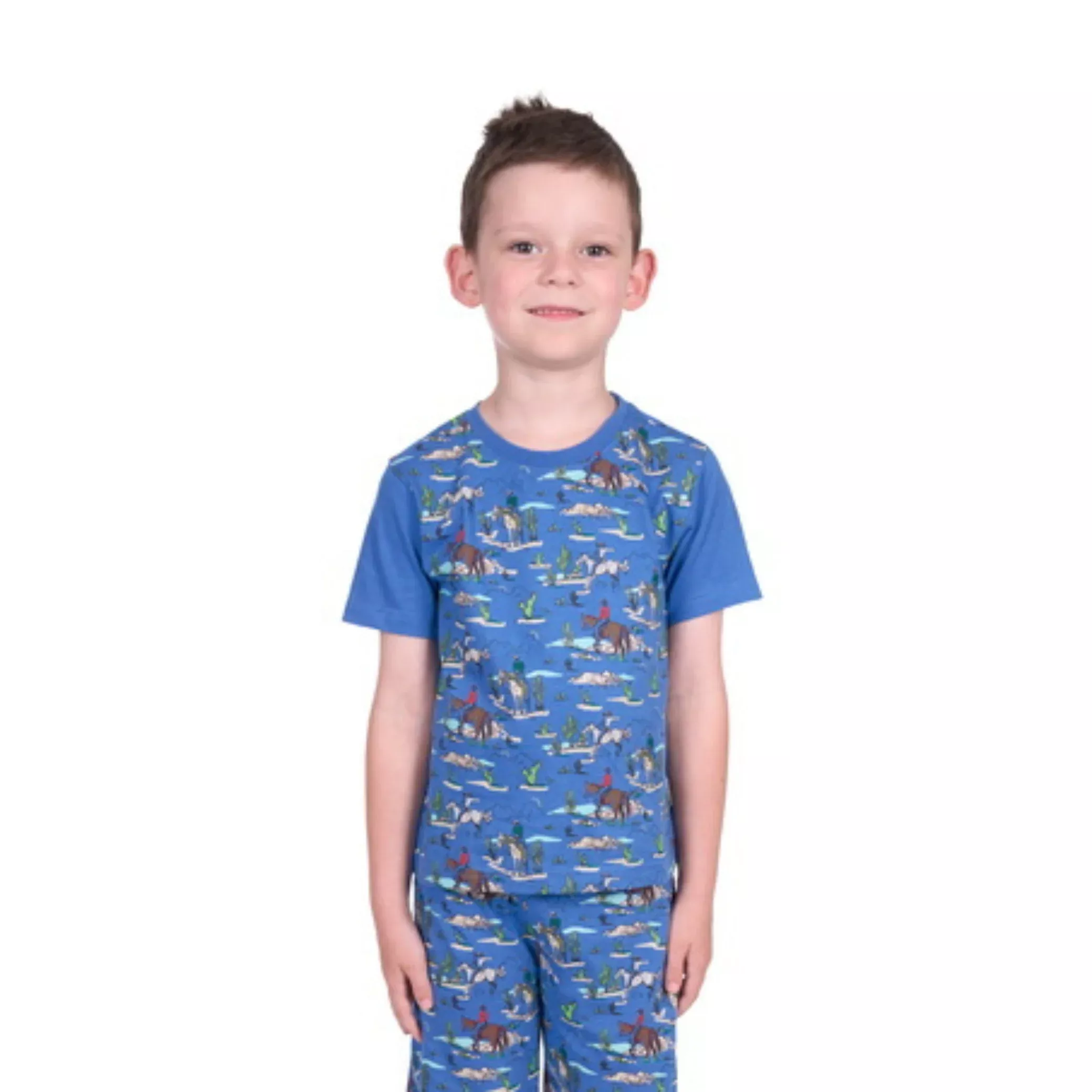 Pure Western Boys Brady Glow In the Dark PJs
