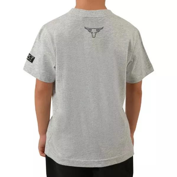 Pure Western Boys Webb Short Sleeve Tee White Marle
