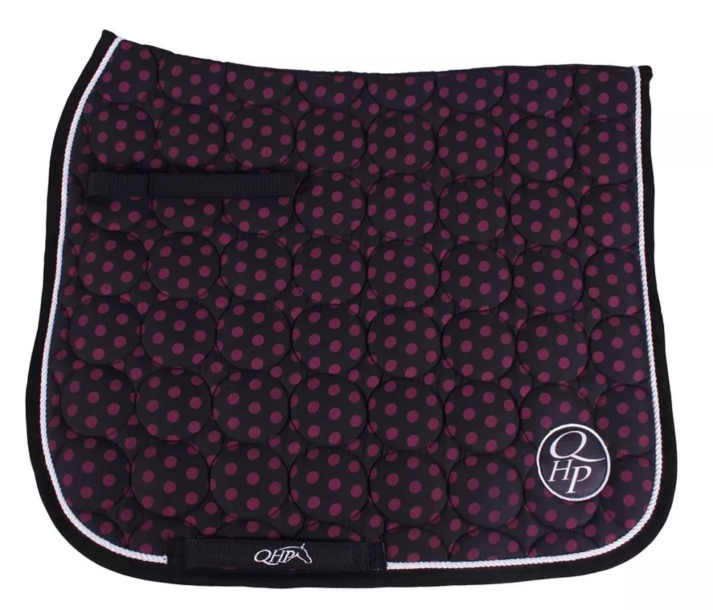 QHP Polka Dot Saddle Pad