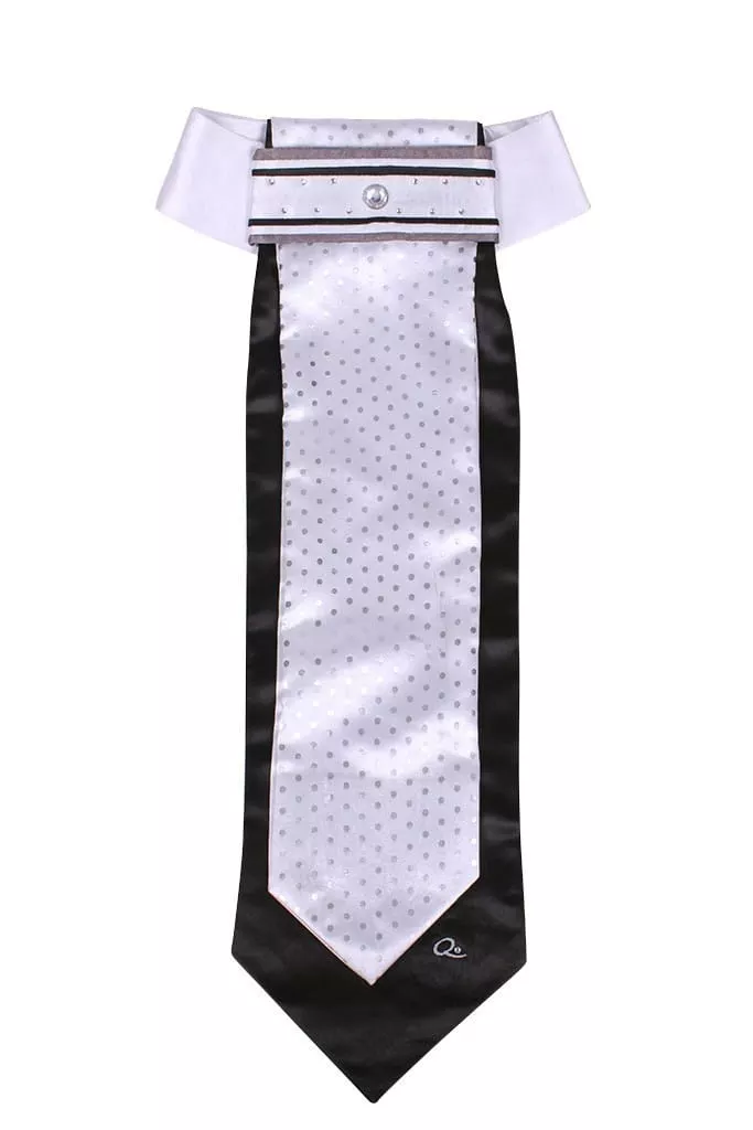 QHP Stock Tie Polka Dots Black