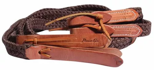 Quiet Control Split Rein - Brown