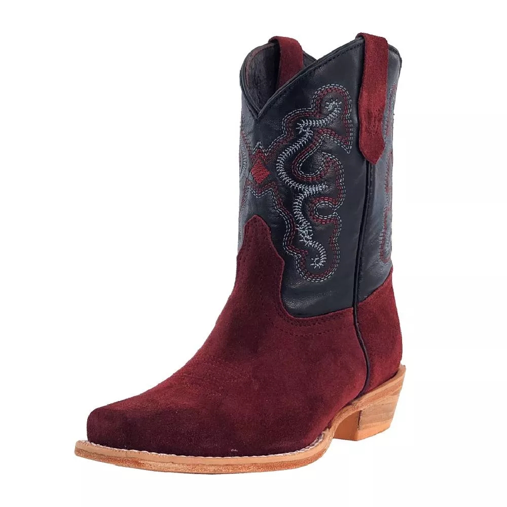 R. Watson Youth Rhubarb Roughout Cutter Toe Boot