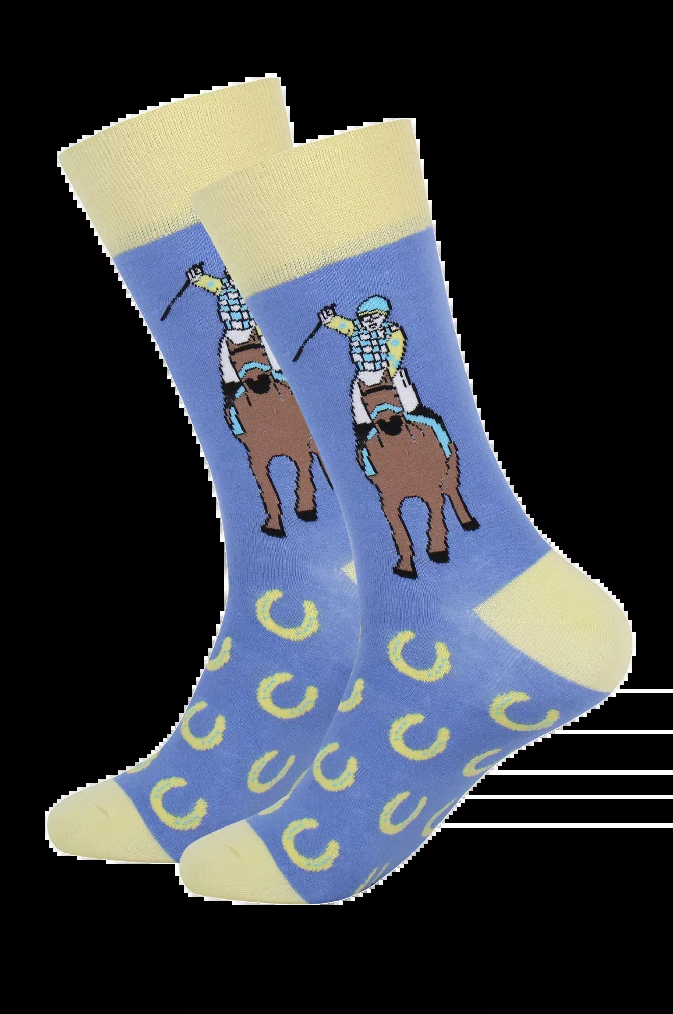 Racing Jockey With Whip Socks