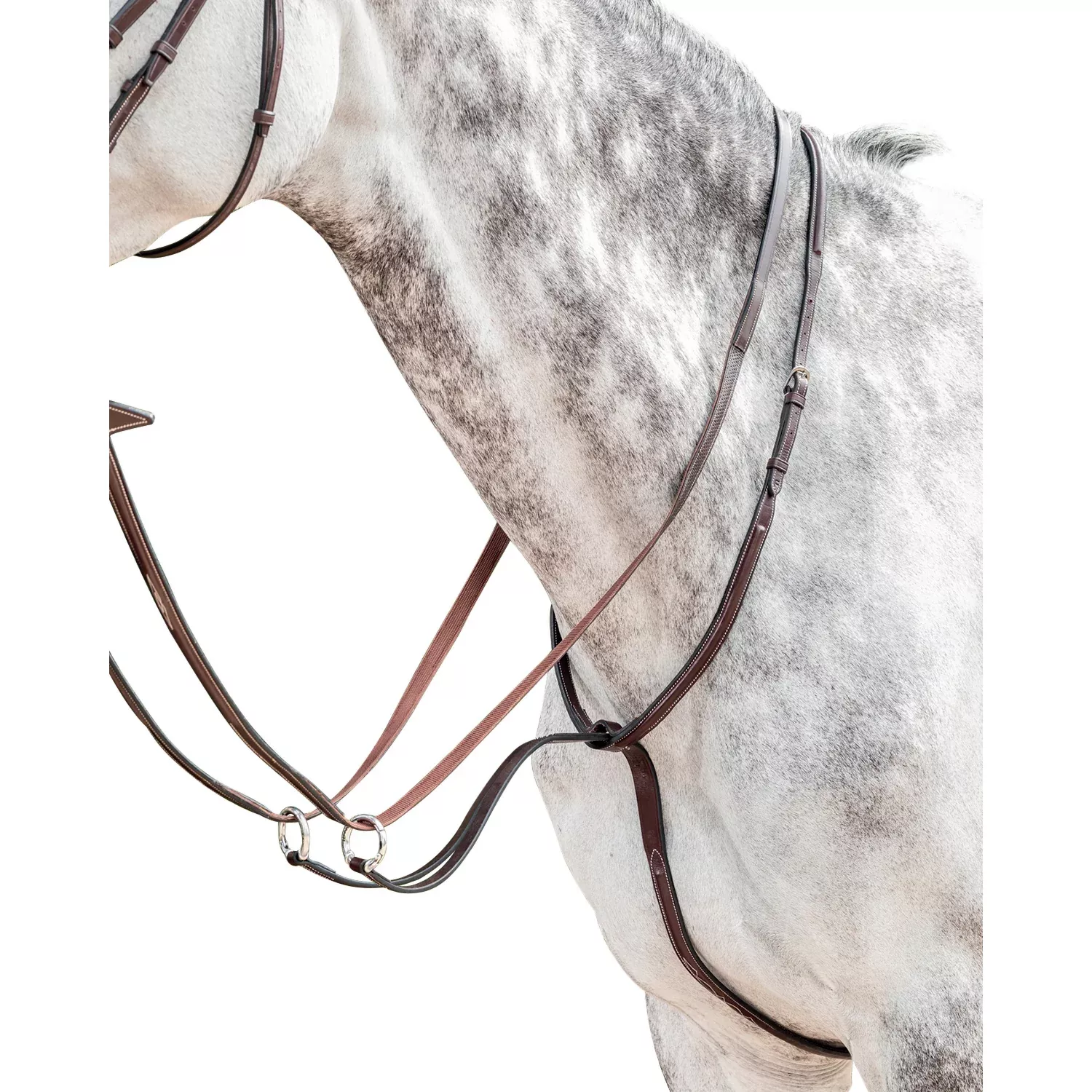Raised Leather Running Martingale