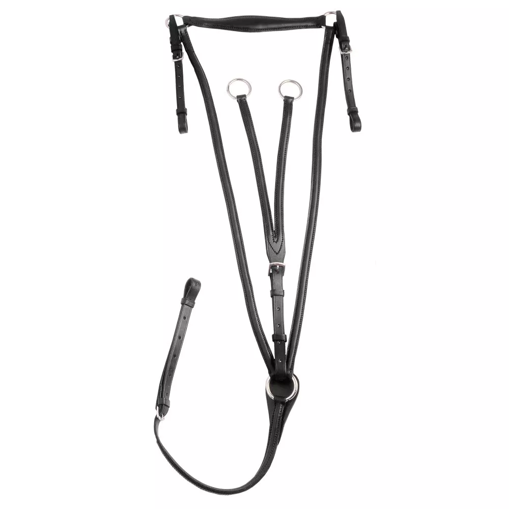 Raised Running Breastplate Martingale Cob